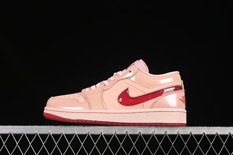 All categories Air Jordan Jordan series basketball shoes Air Jordan 1 Low Air Jordan 1 Low AJ1 Joe 1 Valentine's Day Jelly Pink Low-top cultural basketball shoes HF3174-600
